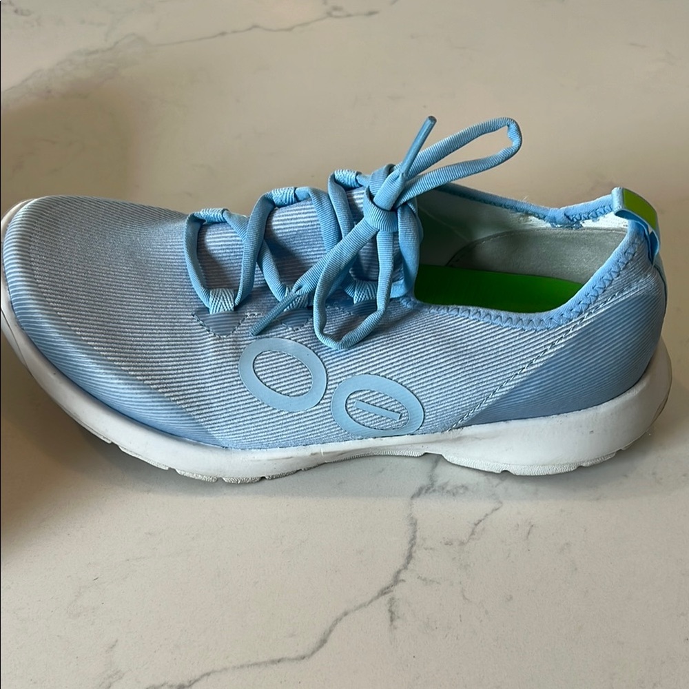 Oofos Women's Light Blue Stride Shoes sz 7.5 - Picture 8 of 11